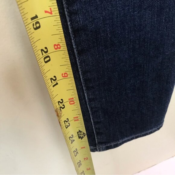 AG Adriano Goldschmied The Beau High Rise Slouchy Skinny Jeans Dark Distress 24R - Picture 15 of 16